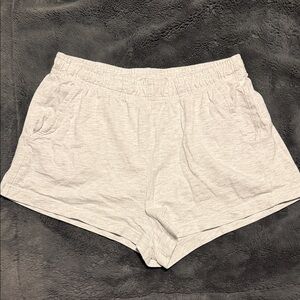 Divided Heather Gray Elastic-Waist Casual Shorts